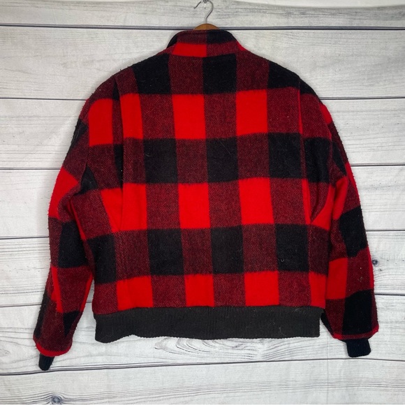 Woolrich Buffalo plaid bomber jacket XL - Picture 10 of 14